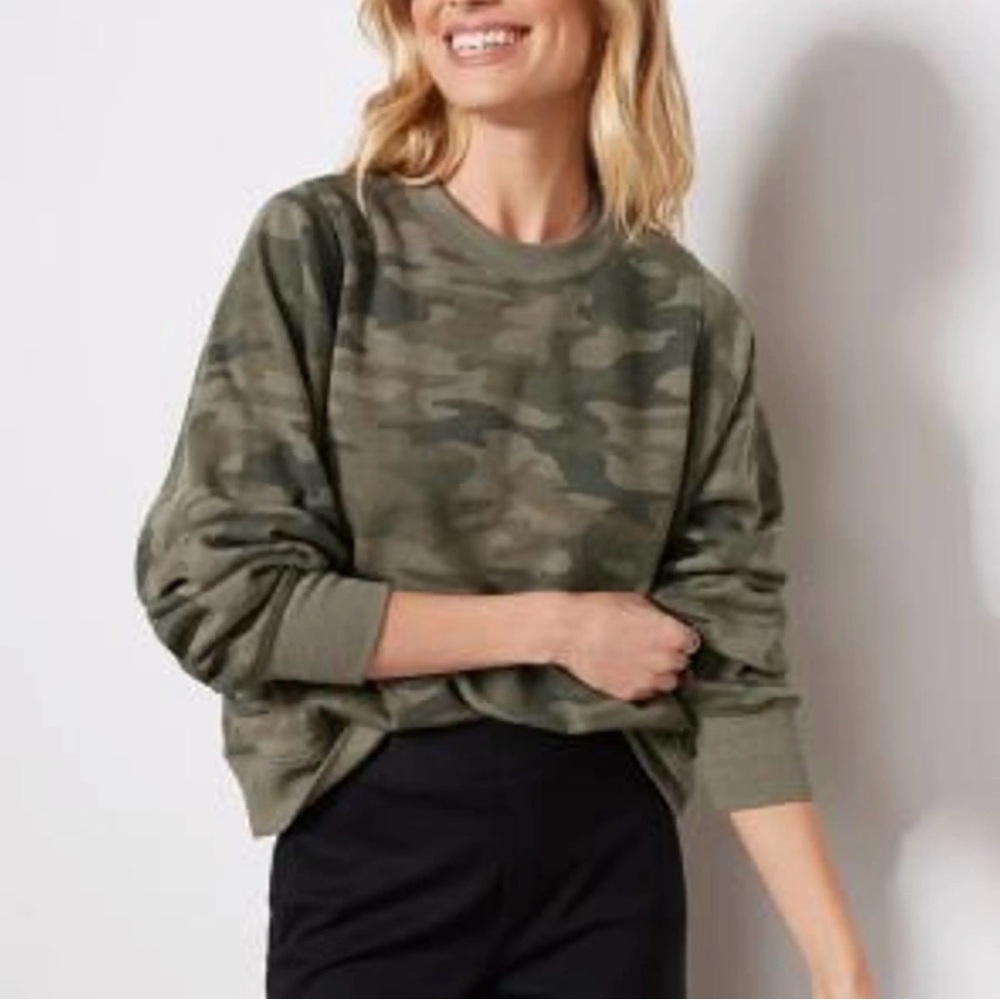 Z Supply Olive Camo Pullover
